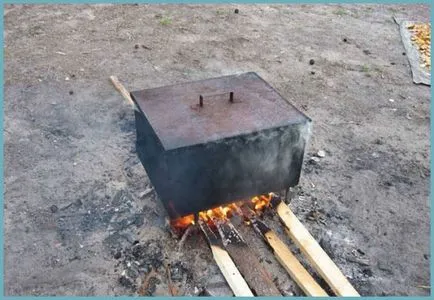 Smokehouse afumat desenele sale mâini