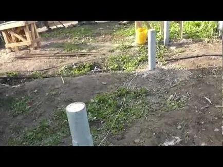 Coloane pentru gard cu mâinile