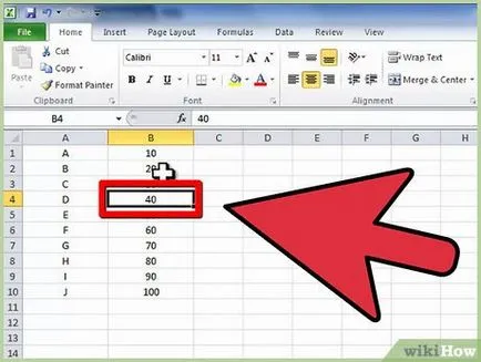 După cum a introdus în formula Excel