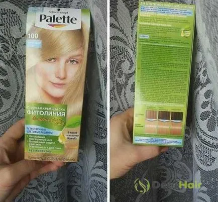 Bună păr blond vopsea