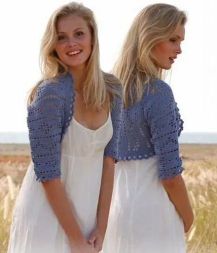 Cum să Knit schema de croșetat Bolero Cum să Knit schema de croșetat Bolero
