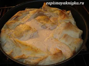 Pui într-o pita cu pui