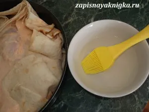 Pui într-o pita cu pui