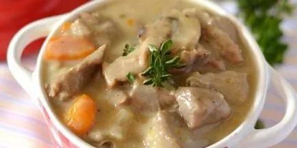 Bucăți de pui în sos
