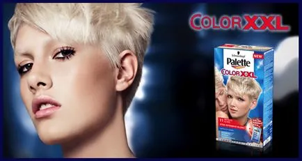Paleta de culori de par