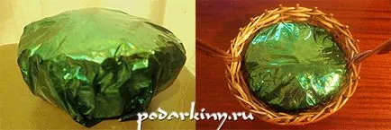 Cosuri de dulciuri cu mâinile sale