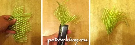 Cosuri de dulciuri cu mâinile sale