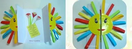 Fa-o carte poștală cu mâinile pentru mama