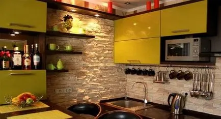 Design de bucătărie cu piatră Design de bucătărie cu piatră