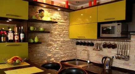 Design de bucătărie cu piatră Design de bucătărie cu piatră