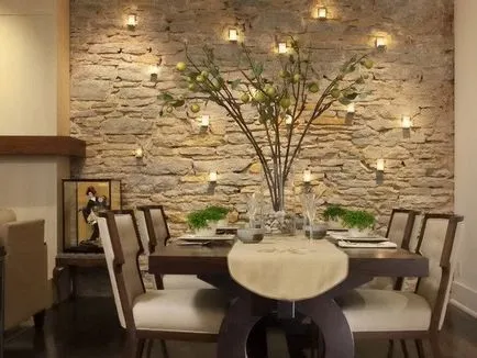 Design de bucătărie cu piatră