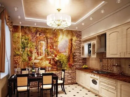 Design de bucătărie cu piatră