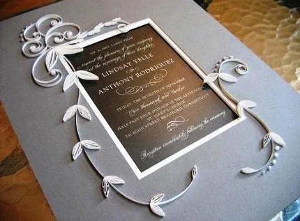Quilling pentru nunta