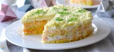Cum de a decora o mimoza salata Cum de a decora o mimoza salata