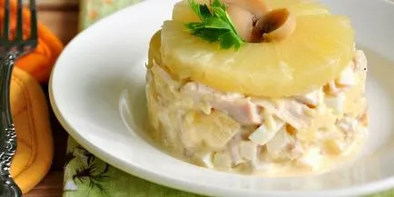 Salata cu carne de pui și ananas, rețete Salata cu carne de pui și ananas, rețete