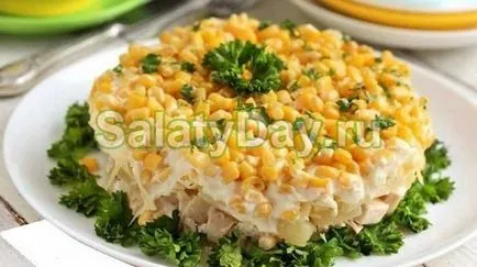 Salata cu carne de pui și ananas, rețete