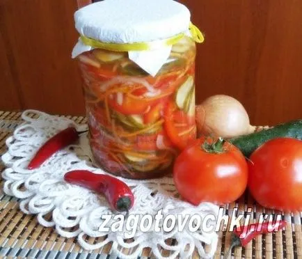 Castravetele salata de rosii si ardei