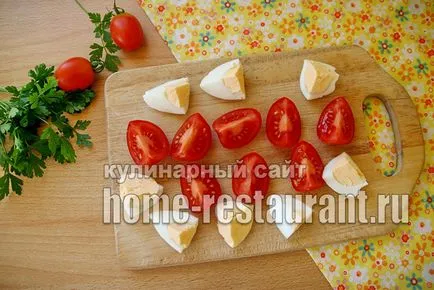 Salata de creveti cu rosii cherry