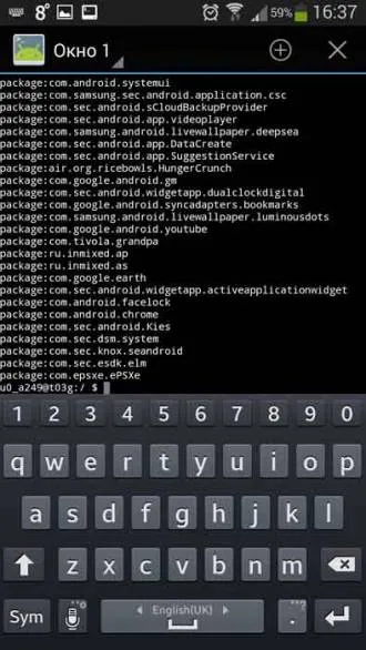 Emulator de terminal pentru care