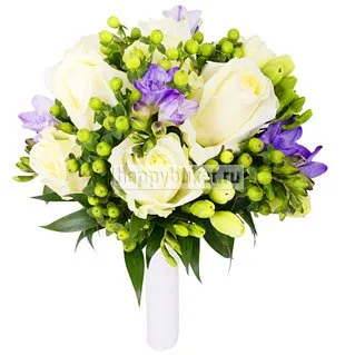 Buchet de trandafiri pentru mirese