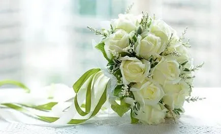 Buchet de trandafiri pentru mirese
