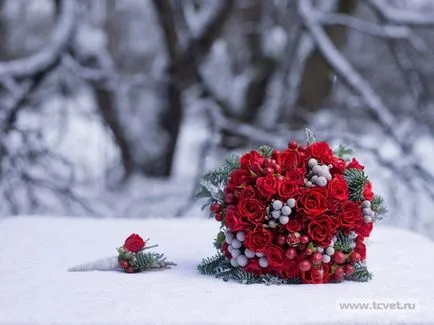 Buchet de trandafiri pentru mirese