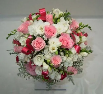 Buchet de trandafiri pentru mirese