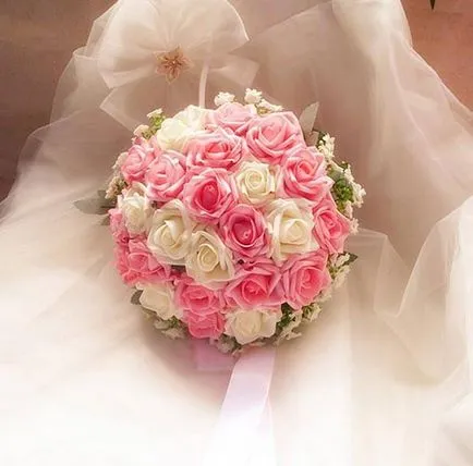 Buchet de trandafiri pentru mirese