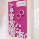 Quilling pentru nunta