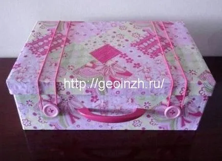 Cum de a decora o cutie cu mâinile