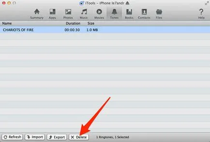 3 moduri de modul de a elimina tonul de apel de la iPhone prin iTunes, ifunbox și iTools - iPhone