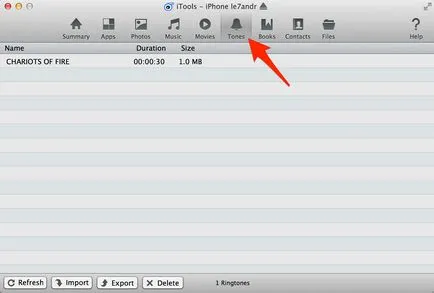 3 moduri de modul de a elimina tonul de apel de la iPhone prin iTunes, ifunbox și iTools - iPhone