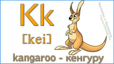 alfabetul englez cu transcriere în imagini