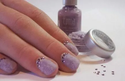 manichiura Velvet la domiciliu - simplu