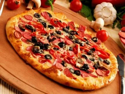 Rapid și ușor de pizza - este imposibil sa nu fie ispitit (reteta de pizza rapidă) Rapid și ușor de pizza - este imposibil sa nu fie ispitit