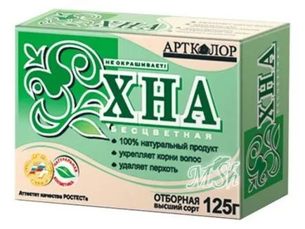 se confruntă cu henna Incolor