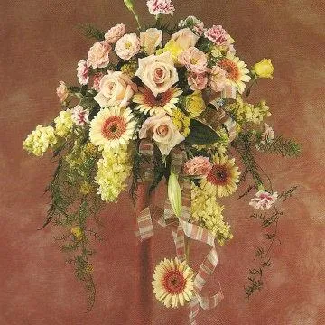Atractiv buchet de trandafiri