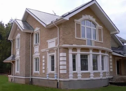Cum de a decora materiale de fațadă pentru fațade, foto