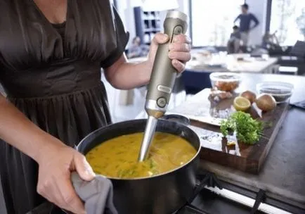 Ceea ce face blender imersie și cocktail-uri staționare, piureuri, tocat