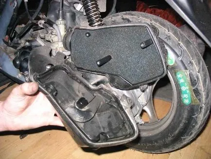 Filtru de aer motocicleta Shoe (aer) Curățarea filtrului de aer motocicleta