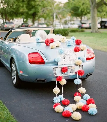 Decorate mașini de mire nunta decorare auto si mirele la o nunta
