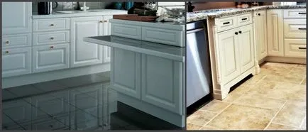 Ceea ce este mai bine în plăci de bucătărie sau laminat, linoleum sau (gresie) Ceea ce este mai bine în plăci de bucătărie sau laminat sau linoleum