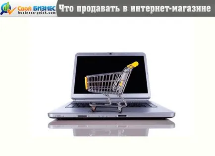 Ce să vândă magazin online, selectarea categoriei de produse