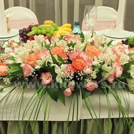 Flori pe masă, la o nunta - aranjamente florale originale (tabel) Flori pe masă, la o nunta - aranjamente florale originale