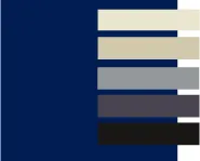 Indigo, combinația de haine și interioare