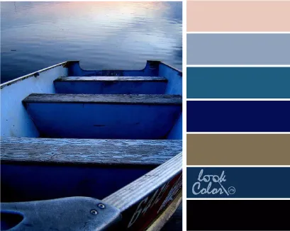 Indigo, combinația de haine și interioare