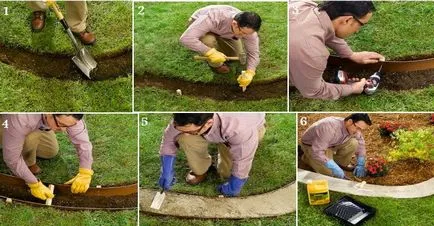 Asigurați-o grădină de frontieră perfectă în zona (foto)