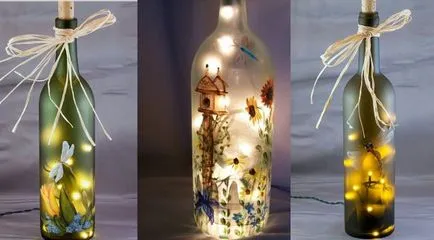 sticle decorative