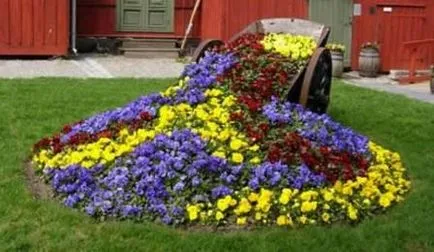 gradina de flori langa casa cu propriile sale mâini, o fotografie (a casei) gradina de flori în apropierea casei cu mâinile proprii, fotografii