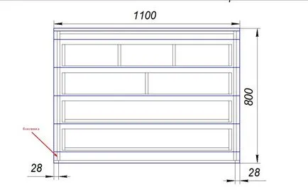 Efectuarea dresser cu propriile sale mâini (do) Efectuarea dresser cu propriile sale mâini
